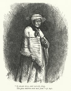 Kuvitus Threnodia Augustalisille (kaiverrus) tekijältä George John Pinwell