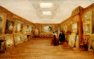 Turnerin gallerian sisustus: taiteilija esittelee teoksiaan, vuoden 1851 jälkeen