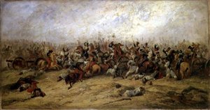 Conflict at the Guns, Balaclava, 1854 tekijältä George Jones