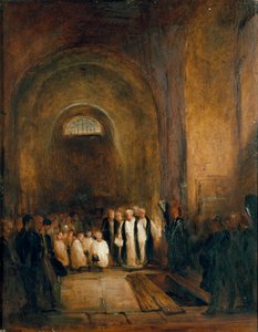 Turnerin hautaus Pyhän Paavalin kryptassa, vuoden 1851 jälkeen
