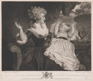 Hänen armonsa Devonshiren herttuatar ja Rt Honble Lady Georgiana Cavendish