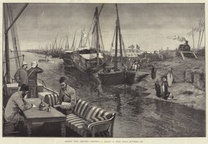 Joulutervehdysten lähettäminen kotiin, luonnos Wady Halfassa, marraskuussa 1884