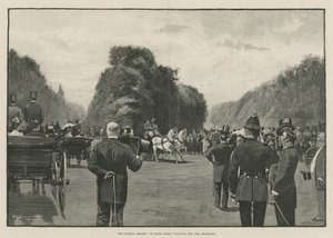 Lontoon kausi: Hyde Parkissa odottamassa Shahzadaa (kaiverrus) tekijältä George L. Seymour