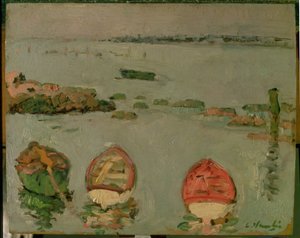 Veneet, Lower Largo, Fife tekijältä George Leslie Hunter