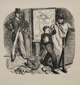 Kettledrum Mayfairissa, 1862. tekijältä George Louis Palmella Busson Du Maurier