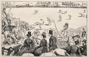Yliopiston krikettiottelu Lordsissa, 1862.