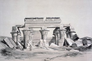 Koom-Ombos, Egypti, 1843