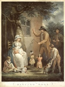 Tanssivat koirat, c. 1800 tekijältä George Morland