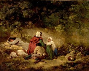 Mustalaisten leiri tekijältä George Morland