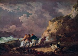 Merenranta: Kalastajat veneessä, 1791.