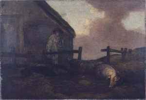 Sikapaimen (öljy kankaalle) tekijältä George Morland