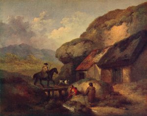 Matkustaja, c1795 tekijältä George Morland