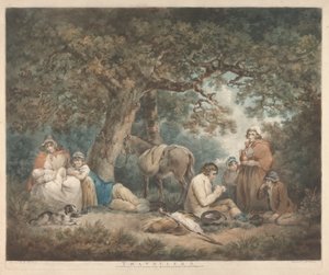 Matkailijat tekijältä George Morland