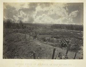 Battle Field of Atlanta, GA, nro 2, 22. heinäkuuta 1864. tekijältä George N. Barnard