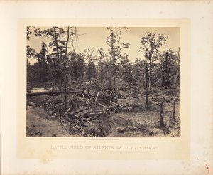 Atlantan taistelukenttä, Georgia, 22. heinäkuuta 1864, nro 1. tekijältä George N. Barnard