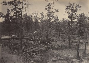 Battle Field of Atlanta, Georgia, 22. heinäkuuta 1864 nro 1, 1860s. tekijältä George N. Barnard