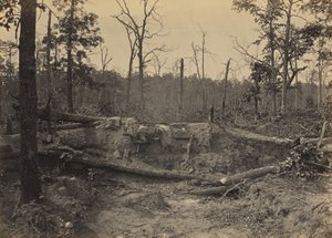 New Hopen kirkon taistelukenttä, Georgia, nro 2 tekijältä George N. Barnard