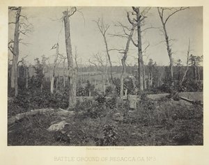 Battle Ground of Resacca, GA, nro 3, 1866. tekijältä George N. Barnard