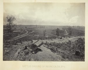 Battle Ground of Resacca, GA, nro 4, 1866. tekijältä George N. Barnard