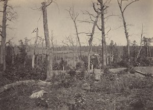 Resaccan taistelukenttä, Georgia nro 3, 1860-luku. tekijältä George N. Barnard