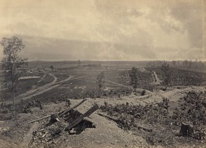 Resacan taistelukenttä, Georgia, nro 4 tekijältä George N. Barnard
