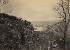 Chattanoogan laakso Lookout Mountainilta, nro 2 tekijältä George N. Barnard