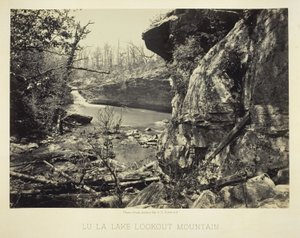 Lu-La Lake Lookout Mountain tekijältä George N. Barnard