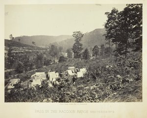 Raccoon Range -sola, Whiteside nro 2, 1864. tekijältä George N. Barnard