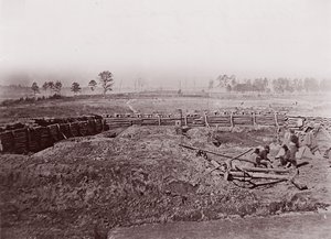 Kapinallisten linnoitukset Atlantan edessä, n. 1864. tekijältä George N. Barnard