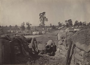 Rebel Works in Front of Atlanta, Georgia No. 3, 1860s. tekijältä George N. Barnard