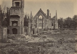 Rauniot Columbiassa, Etelä-Carolinassa, 1860-luku.