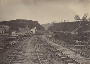 Allatoonan sola pohjoiseen, Georgia, 1860-luku. tekijältä George N. Barnard