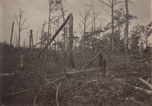Hell Hole New Hope -kirkko, Georgia, 1860-luku. tekijältä George N. Barnard