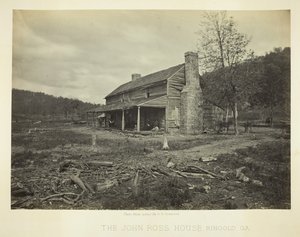 John Ross House, Ringgold, GA, 1866. tekijältä George N. Barnard