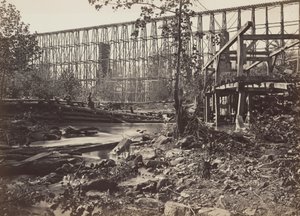 Trestle-silta Whitesidessa tekijältä George N. Barnard