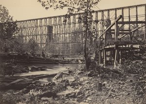 Pukkisilta Whitesidessa, 1860-luku. tekijältä George N. Barnard