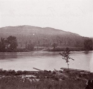 Näkymä Tennessee-joelle, n. 1864. tekijältä George N. Barnard