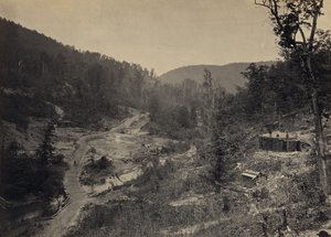 Whiteside Valley sillan alapuolella tekijältä George N. Barnard