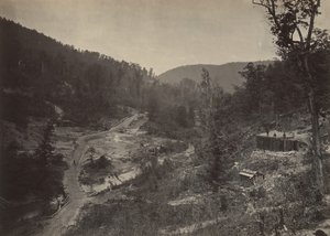 Whiteside Valley Below the Bridge, 1860-luku. tekijältä George N. Barnard