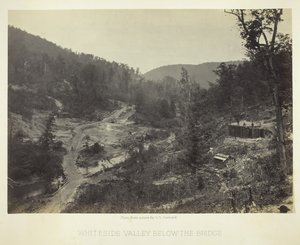 Whiteside Valley below the Bridge, 1864. finlandès tekijältä George N. Barnard