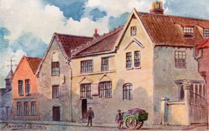 Old Music House, King Street (väri litho)