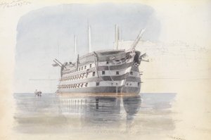 Trafalgar" Ylä-Barraccan alla, Malta, 27. maaliskuuta 1852.