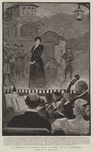 Vaikutelma Madame Calvesta Anitana La Navarraisessa tekijältä George Percy Jacomb Hood
