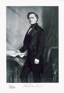 Franklin Pierce, Amerikan yhdysvaltojen 14. presidentti, pub. 1901 (syväpaino) tekijältä George Peter Alexander Healy