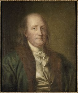 Ranskalainen:  Benjamin Franklin (1706-1790) Benjamin Franklin (1706-1790) tekijältä George Peter Alexander Healy