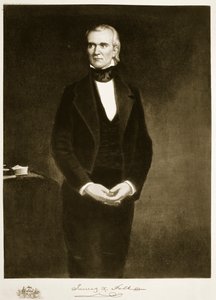 James K. Polk (1795-1849), Amerikan yhdysvaltojen 11. presidentti, pub. 1901 (syväpaino)