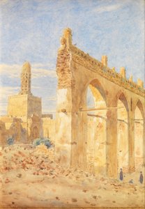 Gama al-Hakimin rauniot, Kairo (akvarelli)