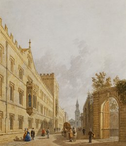 Exeter College, Oxford, 1848 tekijältä George Pyne