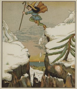 Grimmin veljesten kuvitus Rumpelstiltskinille