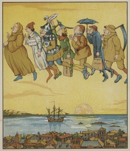 Grimmin veljesten kuvitus Rumpelstiltskinille